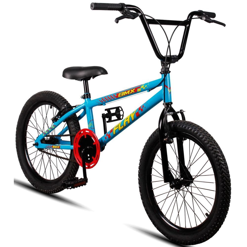 Bicicleta Aro 20 Bmx Infantil Flay Aro Aero - Azul Claro