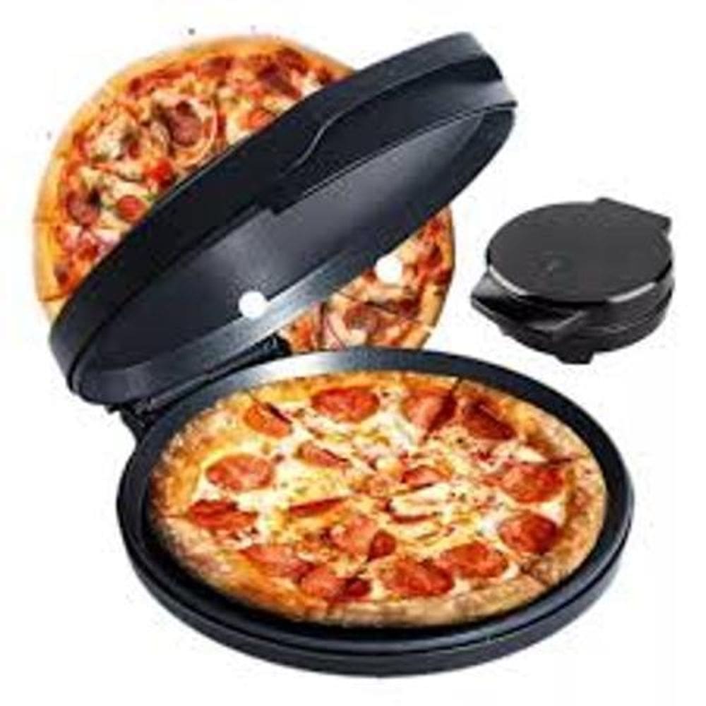 Super Forno Elétrico Grill 110V Preto Assar Pizza Tapioca