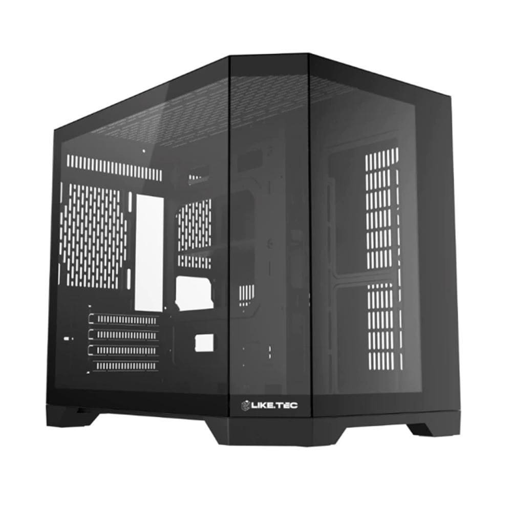 Gabinete Ilusion M-Atx Dark Vidro Temperado Liketec
