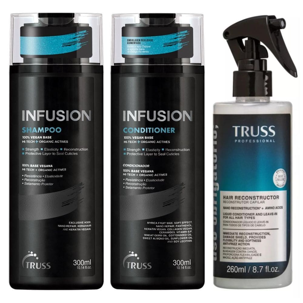 Truss Infusion Shampoo + Condicionador + Uso Reconstrutor