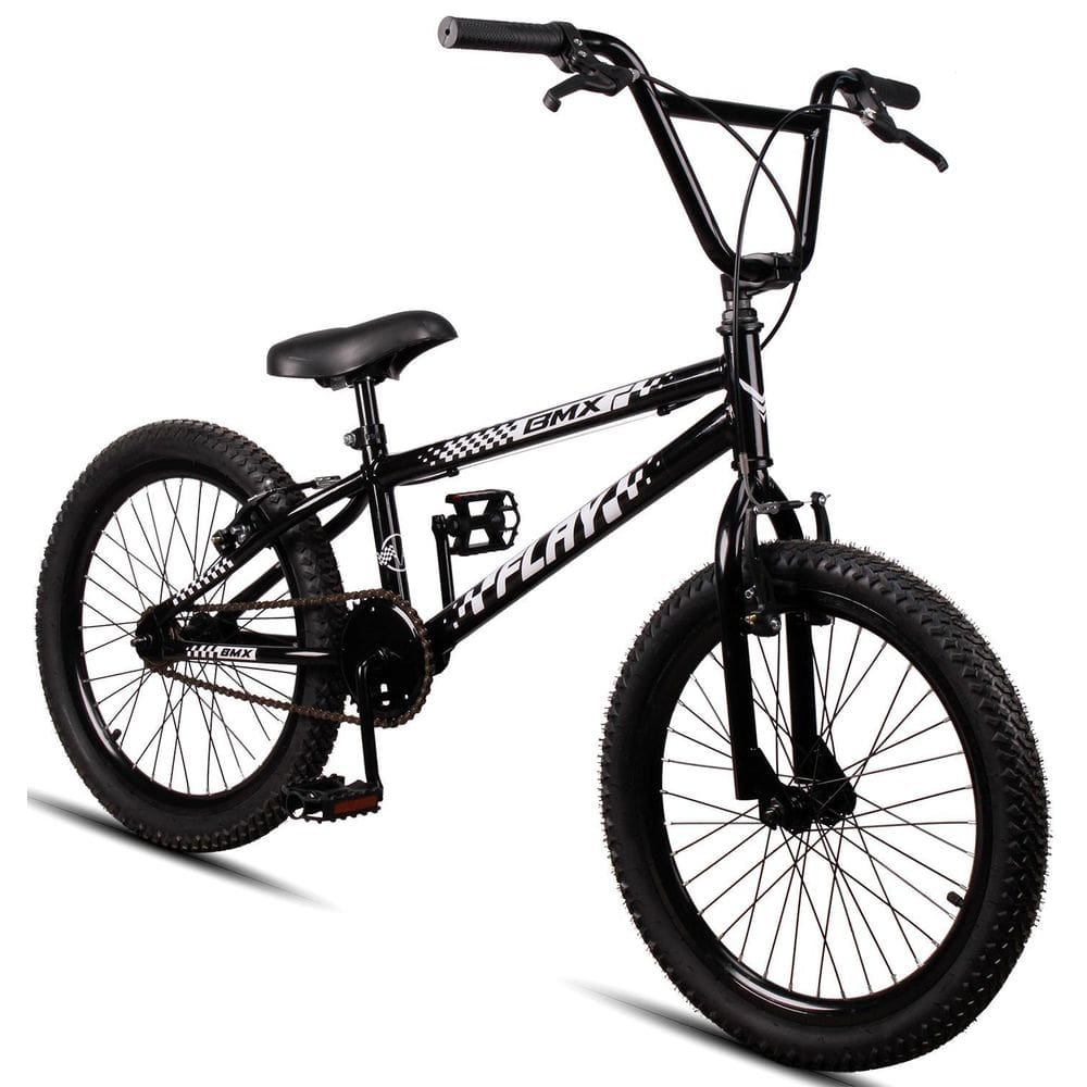 Bicicleta Aro 20 Bmx Infantil Flay Aro Aero - Preto