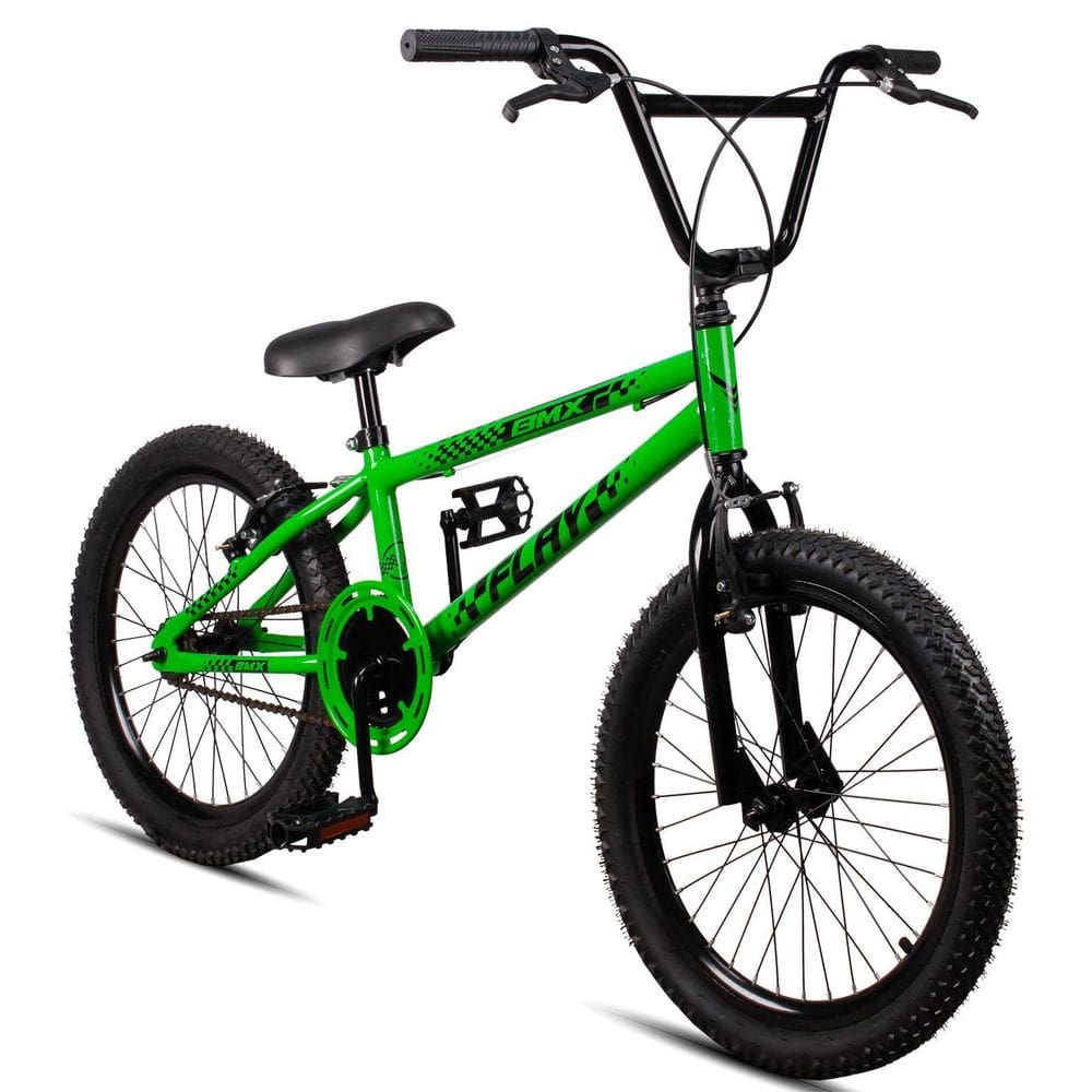 Bicicleta Aro 20 Bmx Infantil Flay Aro Aero - Verde