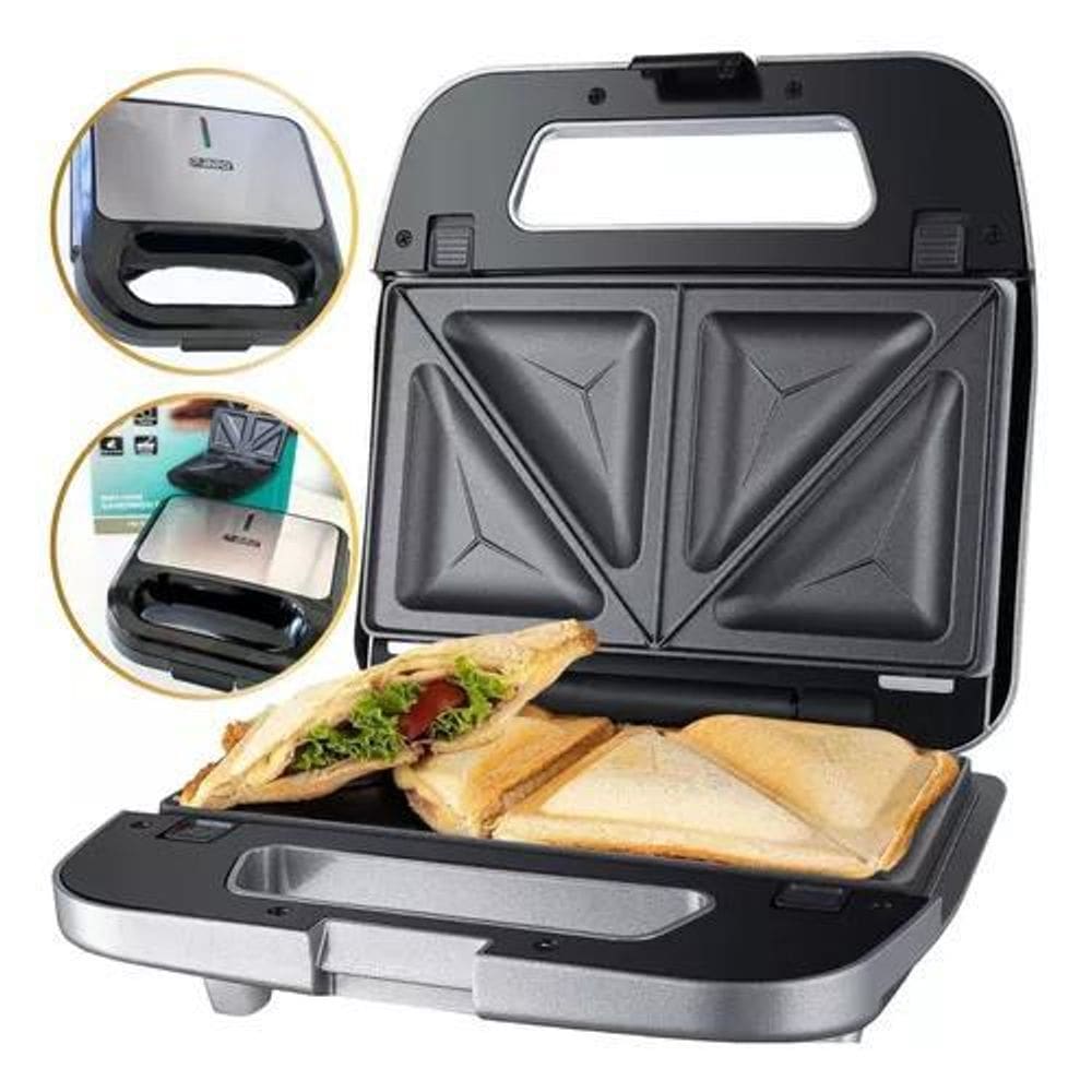 Sanduicheira Eletrica 750W Misteira Antiaderente 220V