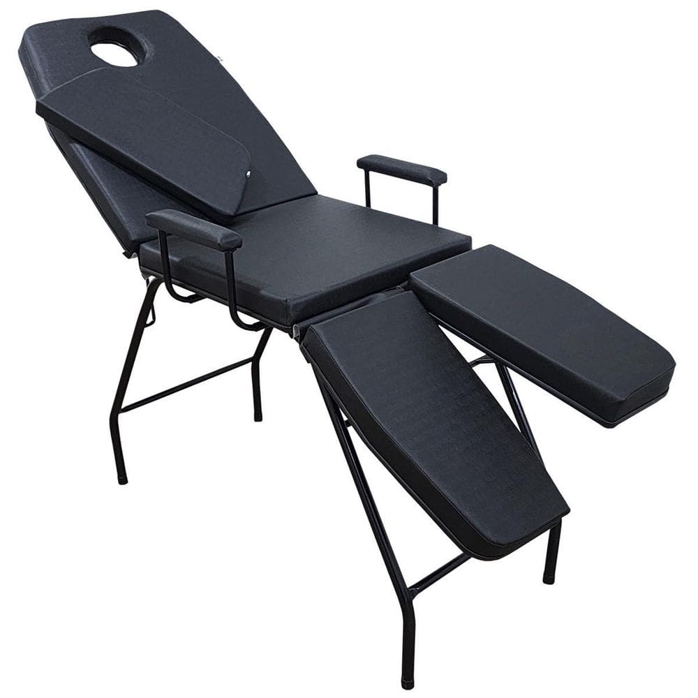 Maca Bi-Perna Premium Com Orifício Preto Estrut Preta