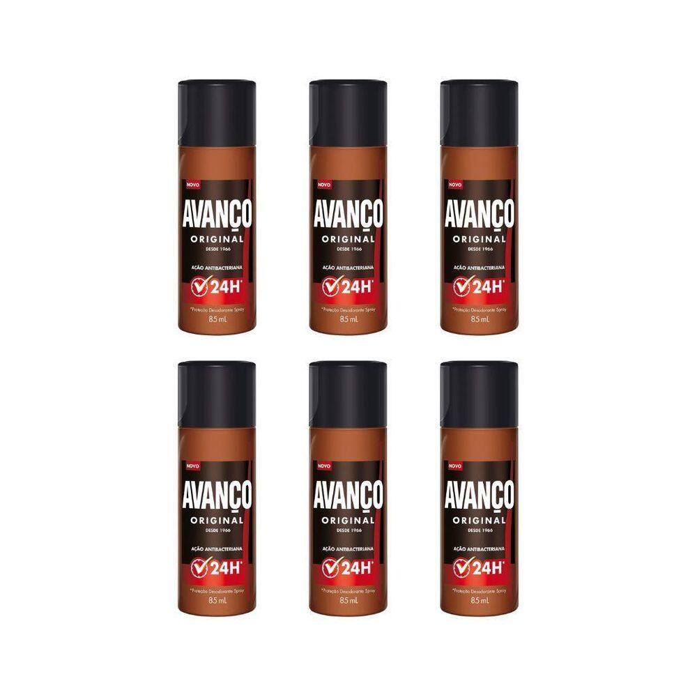 Desodorante Spray Avanço 85Ml - Kit Com 6Un
