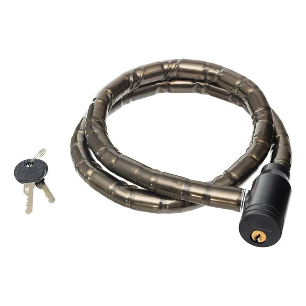 Cadeado Grosso Corrente Trava Bike Moto Chave 18Mm X 1 Metro