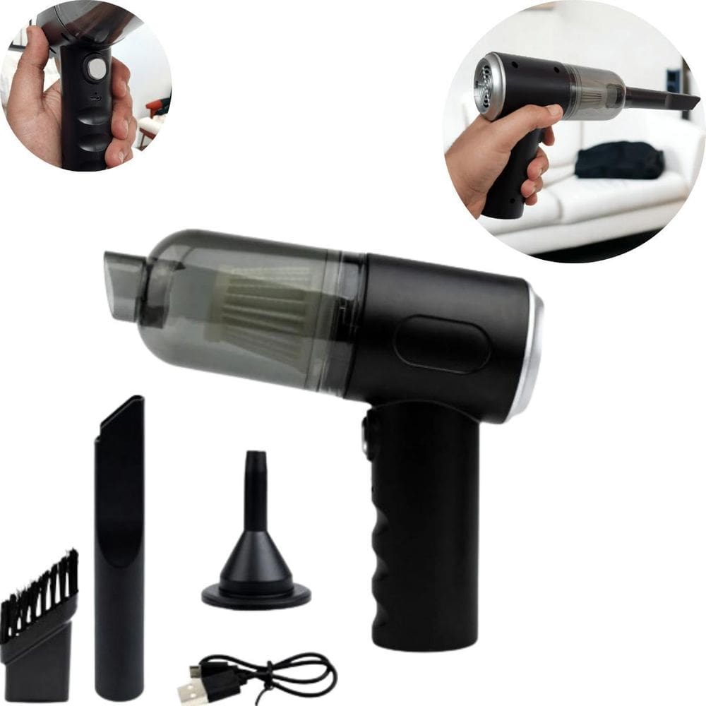 Mini Aspirador Pó Vertical Portátil Usb Recarregavel Bivo