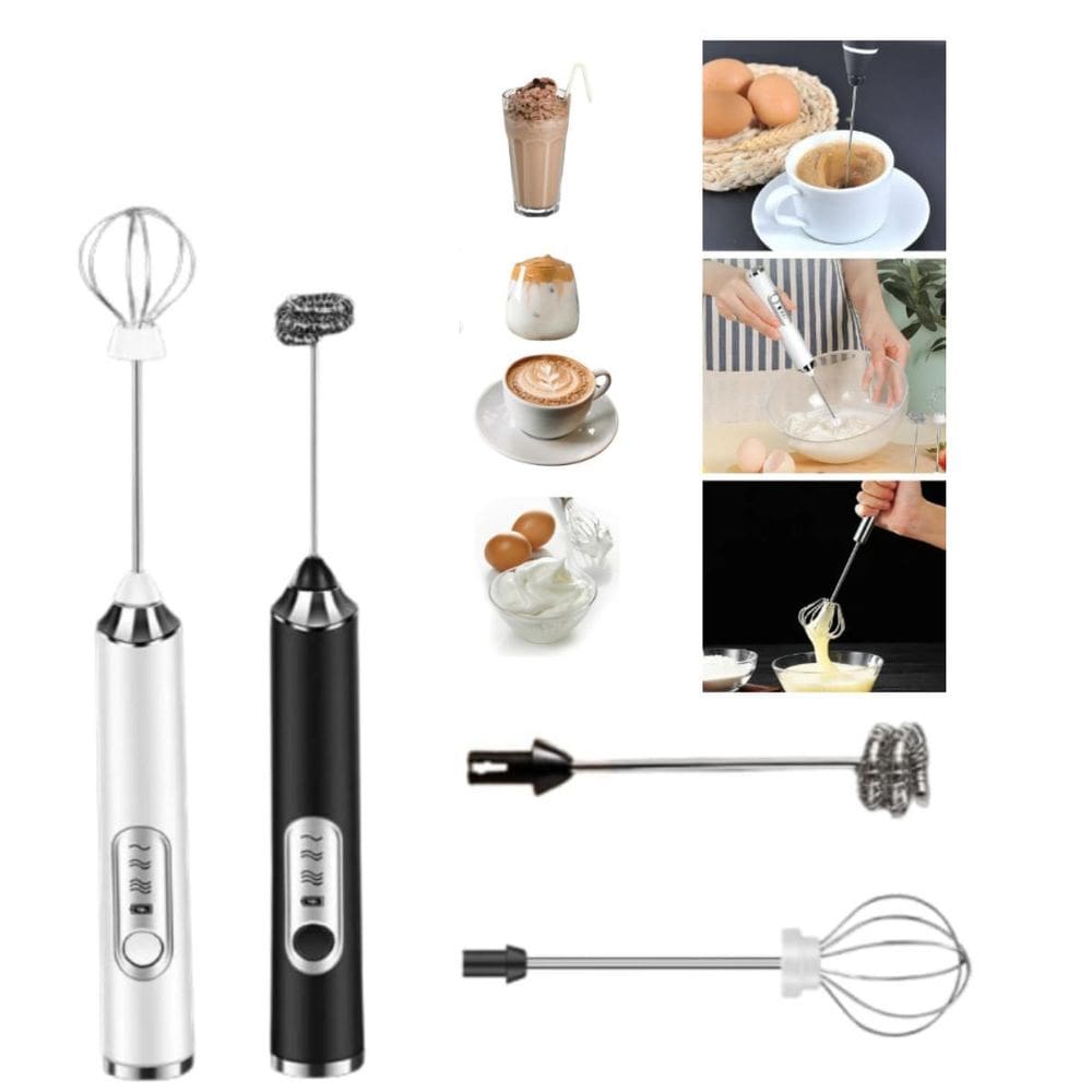 Mixer Misturador Bebidas Ovos Portátil Elétrico Bateria Mini