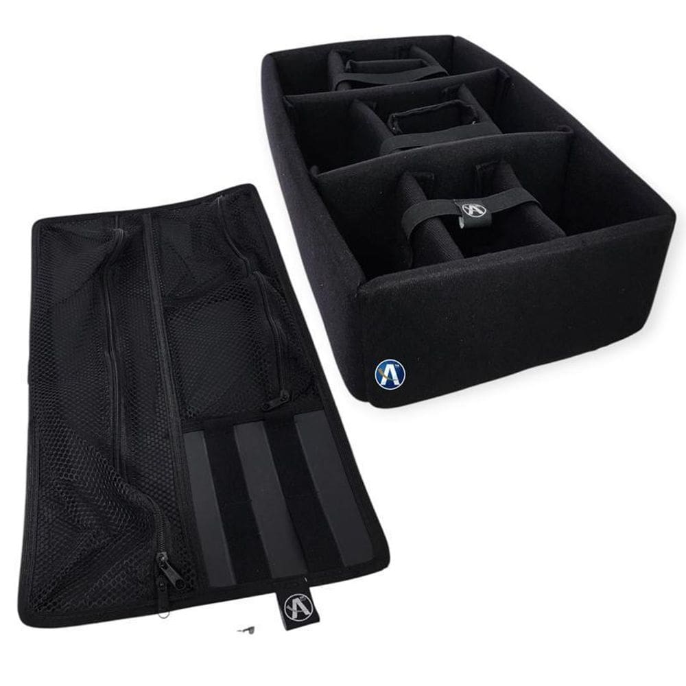 Kit Divisória E Organizador De Tampa Para Case Maleta Mp0055