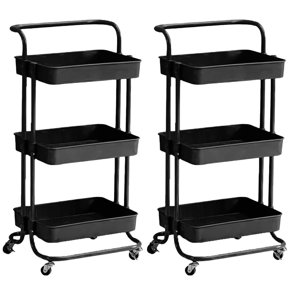 2 Carrinho Organizador Cozinha Banheiro Escritório Manicure