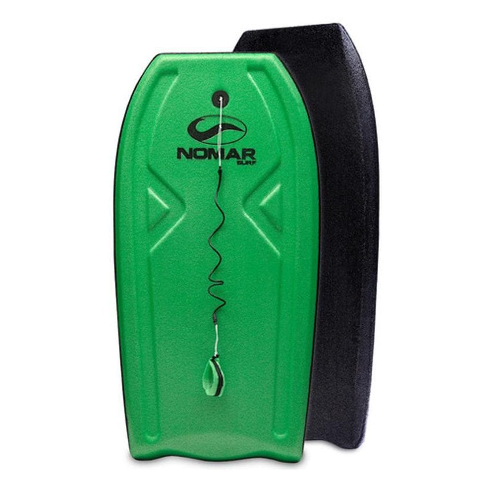 Prancha Surf Bodyboard Grande Master Com Leash Amador Verde