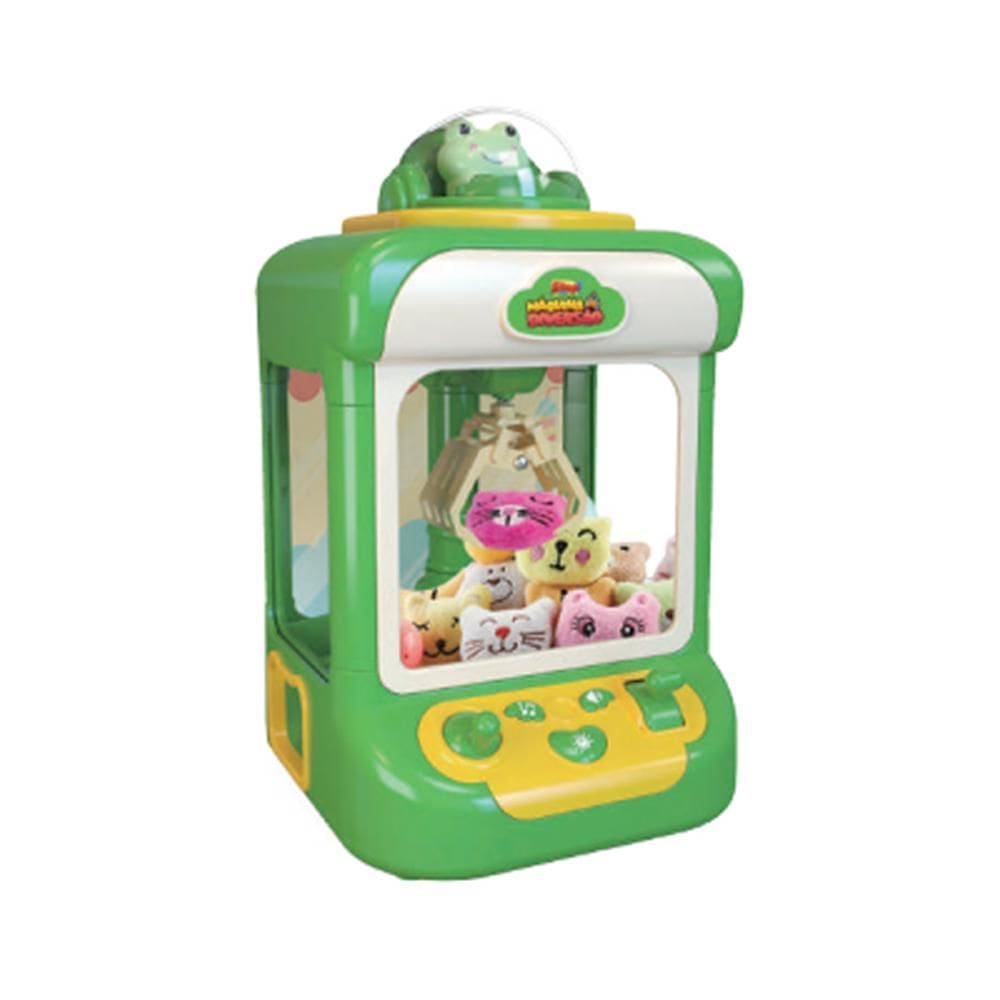 Máquina De Diversão Verde Pega Pelúcias - Zoop Toys