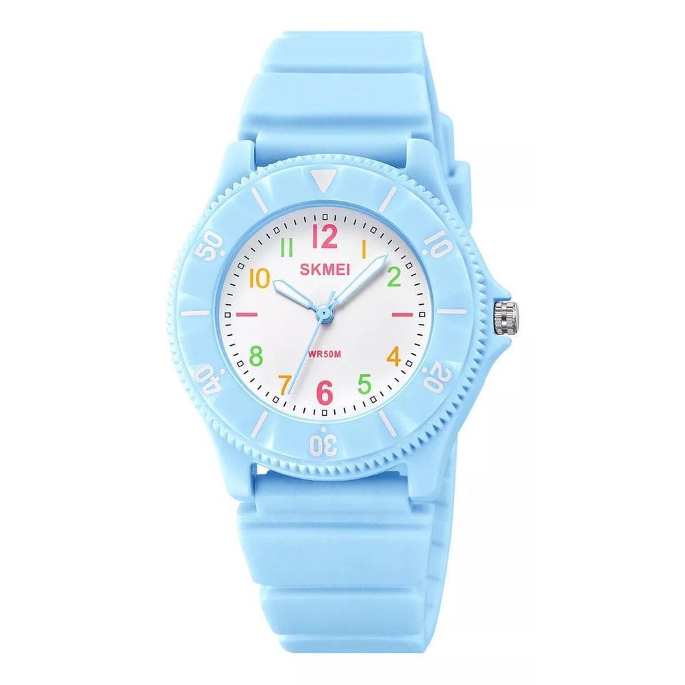 Relógio Infantil Skmei 2151Bu Azul Visor Branco