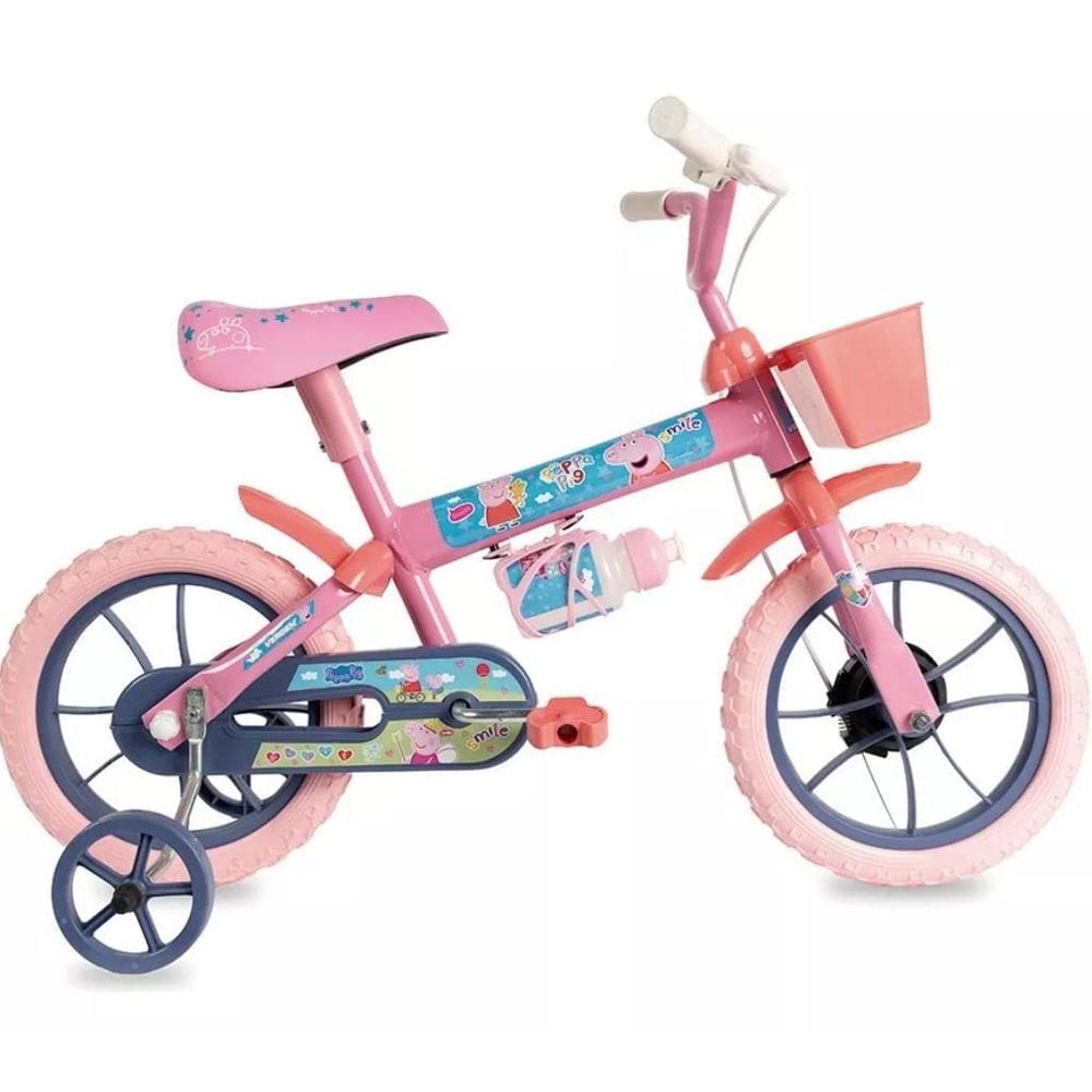 Bicicleta Infantil Peppa Rosa Aro 12 Verden 10509