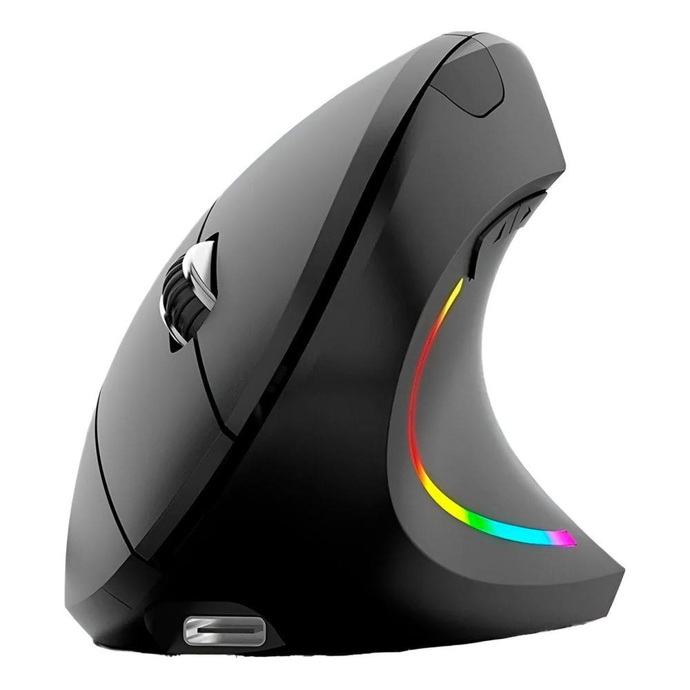 Mouse Vertical Sem Fio Bluetooth Ergonômico Ajuste Dpi