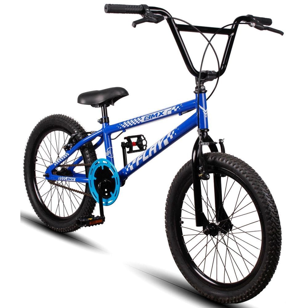 Bicicleta Aro 20 Bmx Infantil Flay Aro Aero Azul Escuro