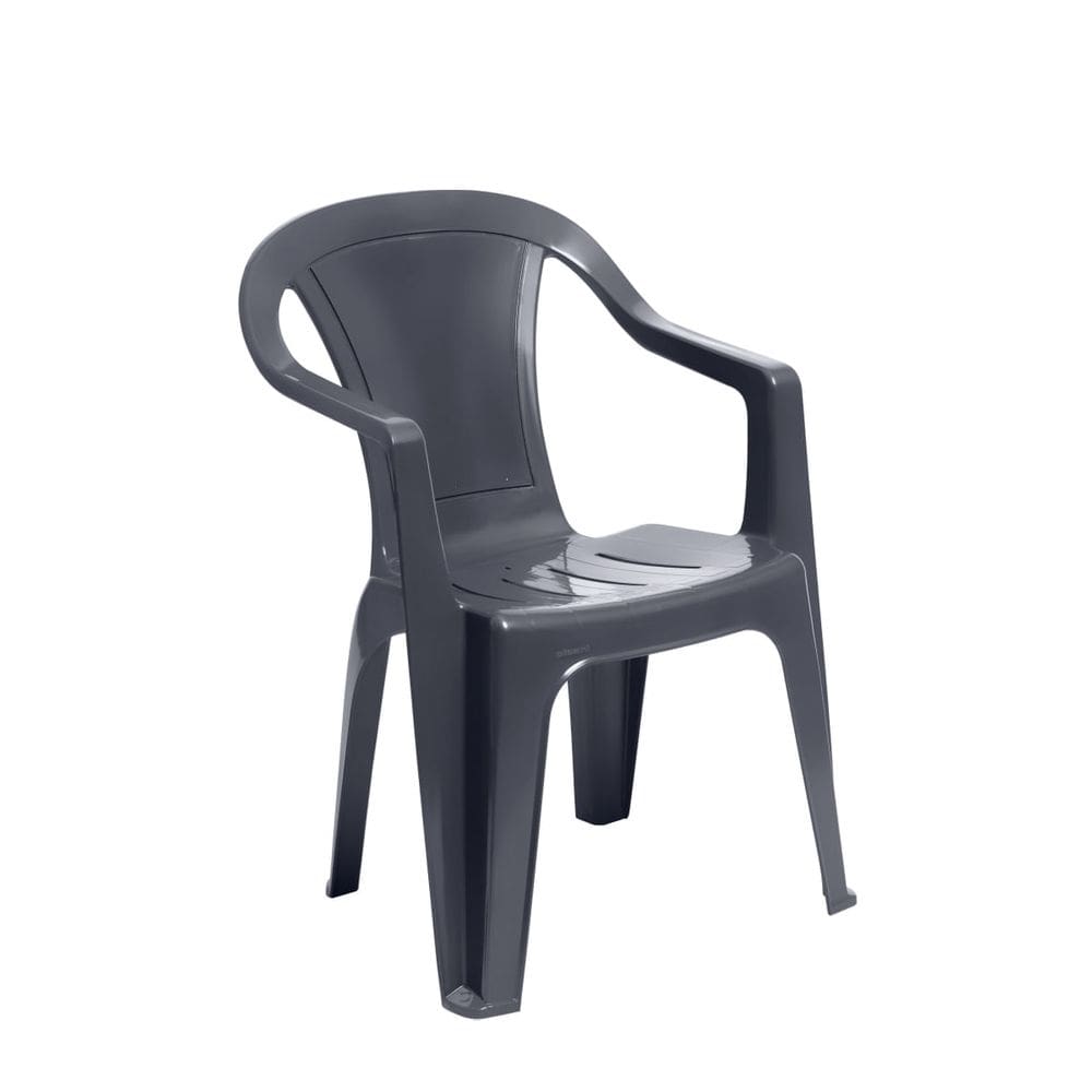 Cadeira Plástica Empilhável Oggi Cinza Pietra Pisani