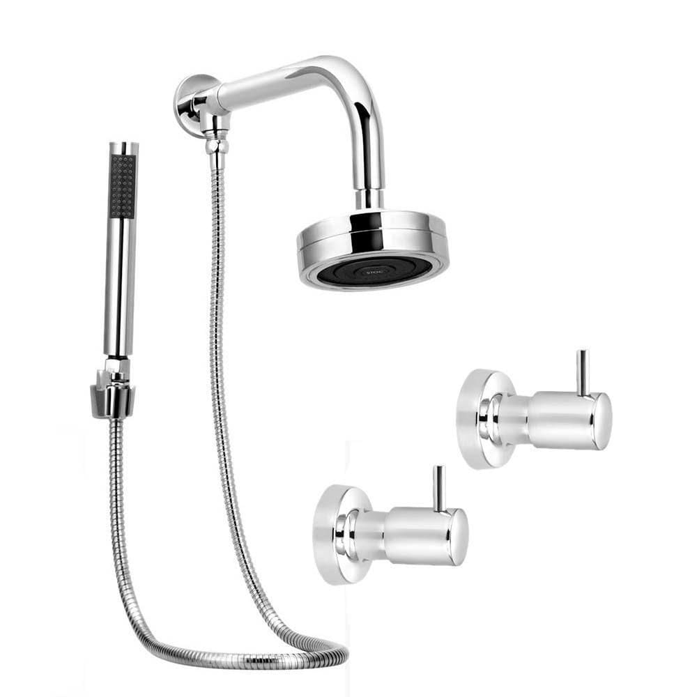 Chuveiro Autolimpante Completo + Acabamento Registro Link