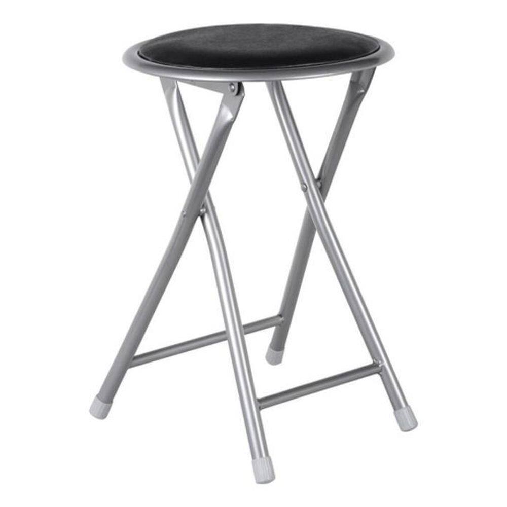 Banco Dobravel Preto 45X30X30 Cm