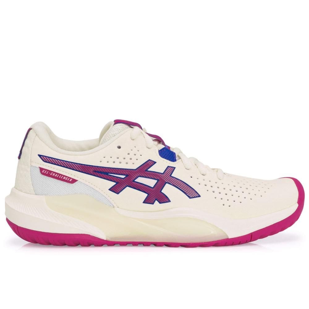 Tênis Asics Gel Challenger 15 - All Court - Creme e Rosa