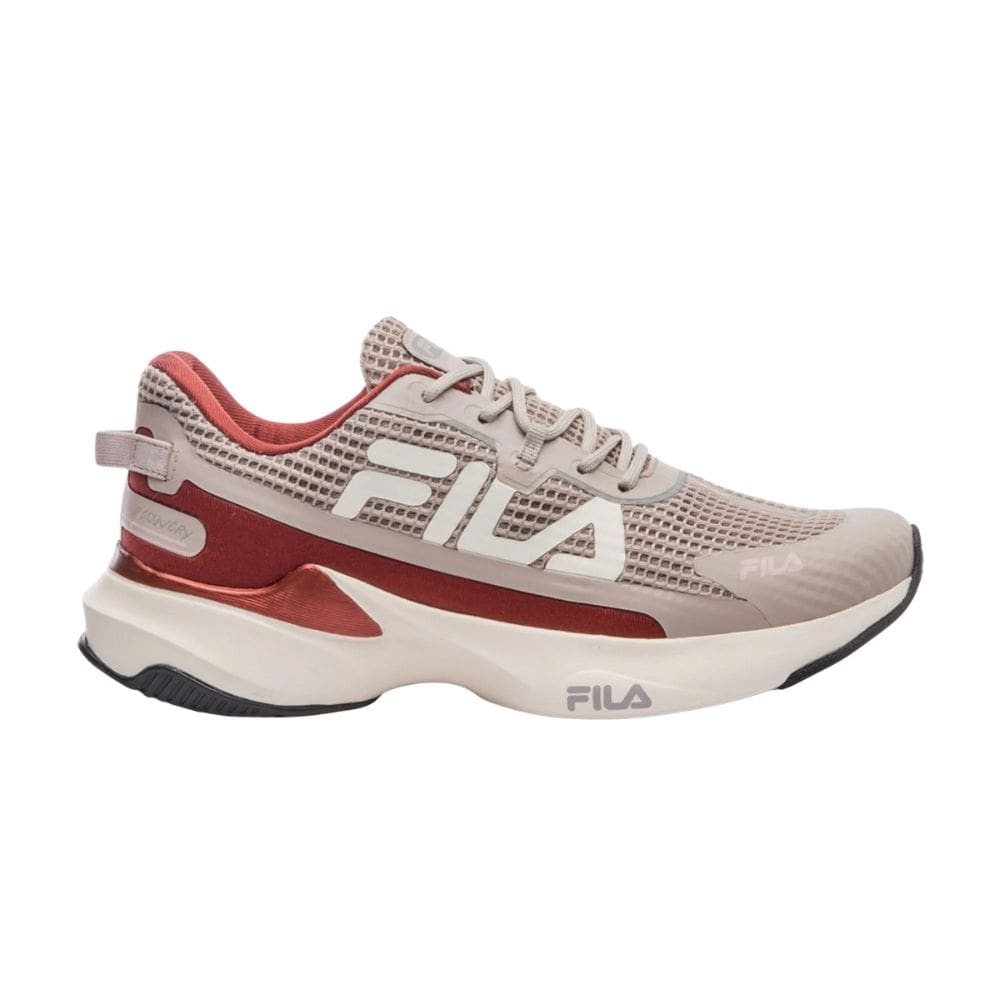 Tênis Fila Recovery Cinza Marrom-Feminino