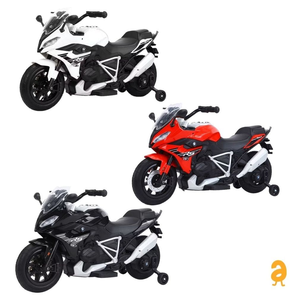 Moto Elétrica Infantil c/ Rodinha Frente/Ré 12v Maxi Toys