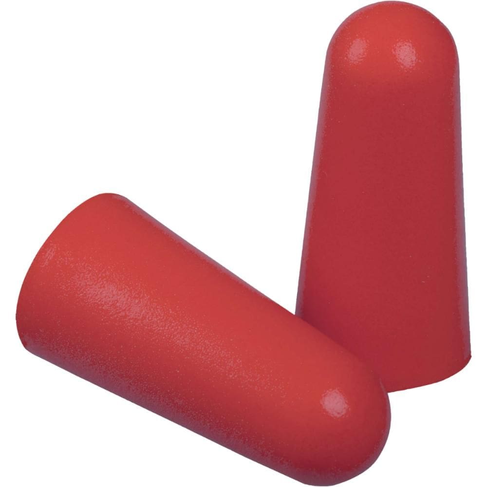Kit 10 Protetor Auricular Plug Conic Vermelho Sem Cordão Espuma PU Delta Plus