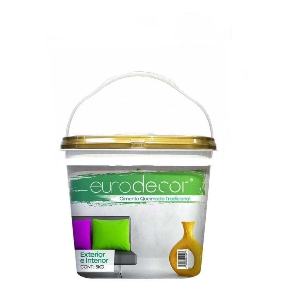 Cimento Queimado Pronto Eurodecor Azul Safira 5kg