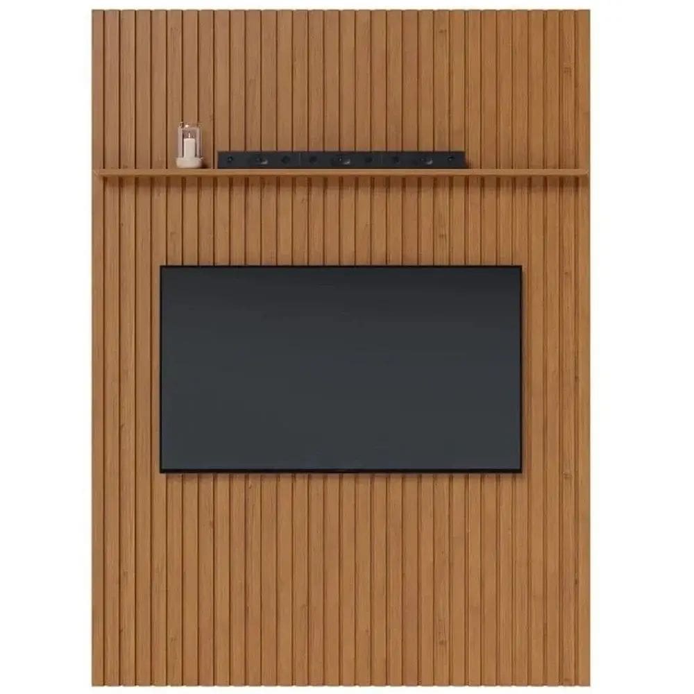 Painel Versatti sem Nicho 113cm para TV até 45 Polegadas Fabrimóveis Cor Nature