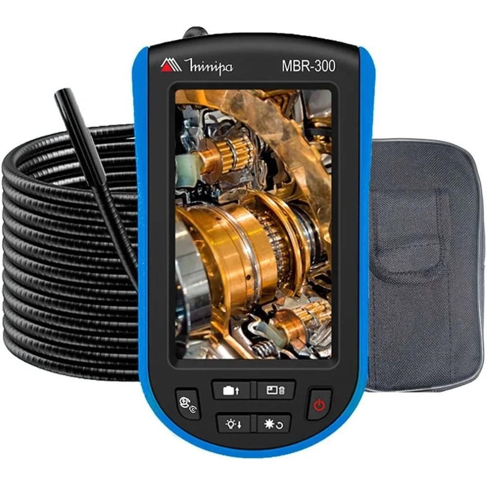 Boroscópio Digital Câmera de Inspeção 4,3 POL Cabo 3,2 M USB MBR 300 MINIPA