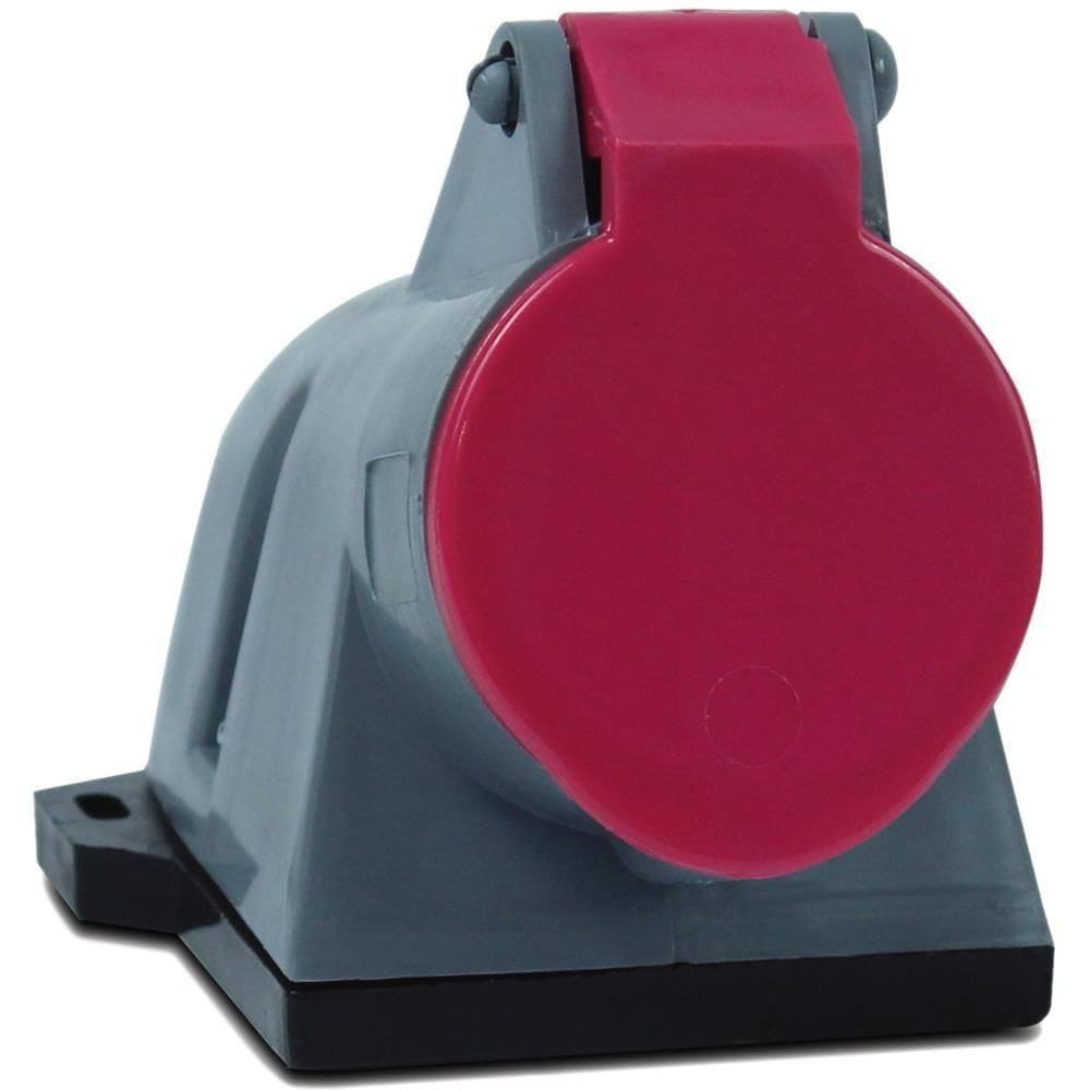 Tomada De Sobrepor 3p+t 32a 380-440v - S4206 - Steck Tom Sobr.3p+t32a 380-440v 6h Steck S-4206