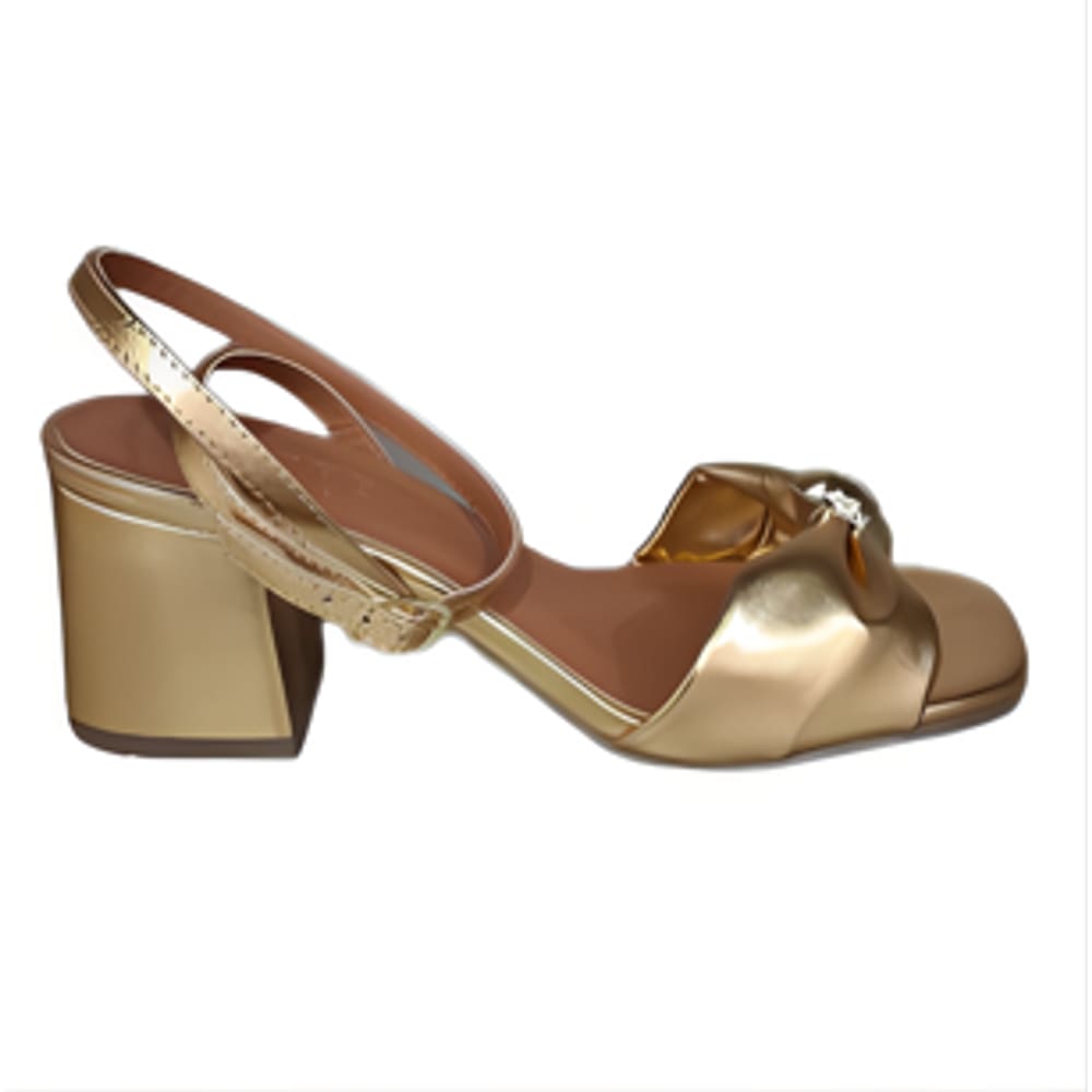 Sandália Feminina De Salto Bloco Madre Floé 5745327