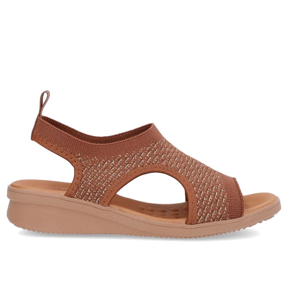 Sandália Feminina Tricot Anabela Usaflex Ae2035002