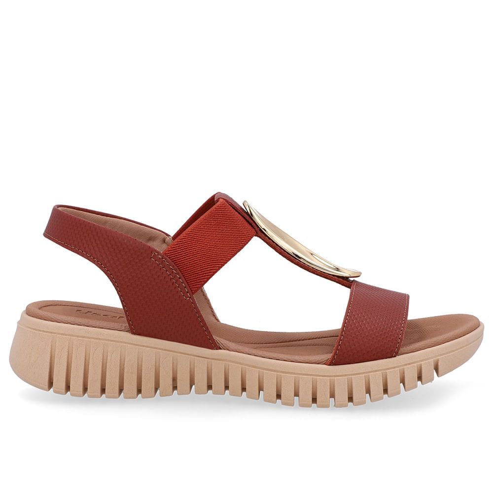 Sandália Feminina Em Couro Usaflex Ud11002004