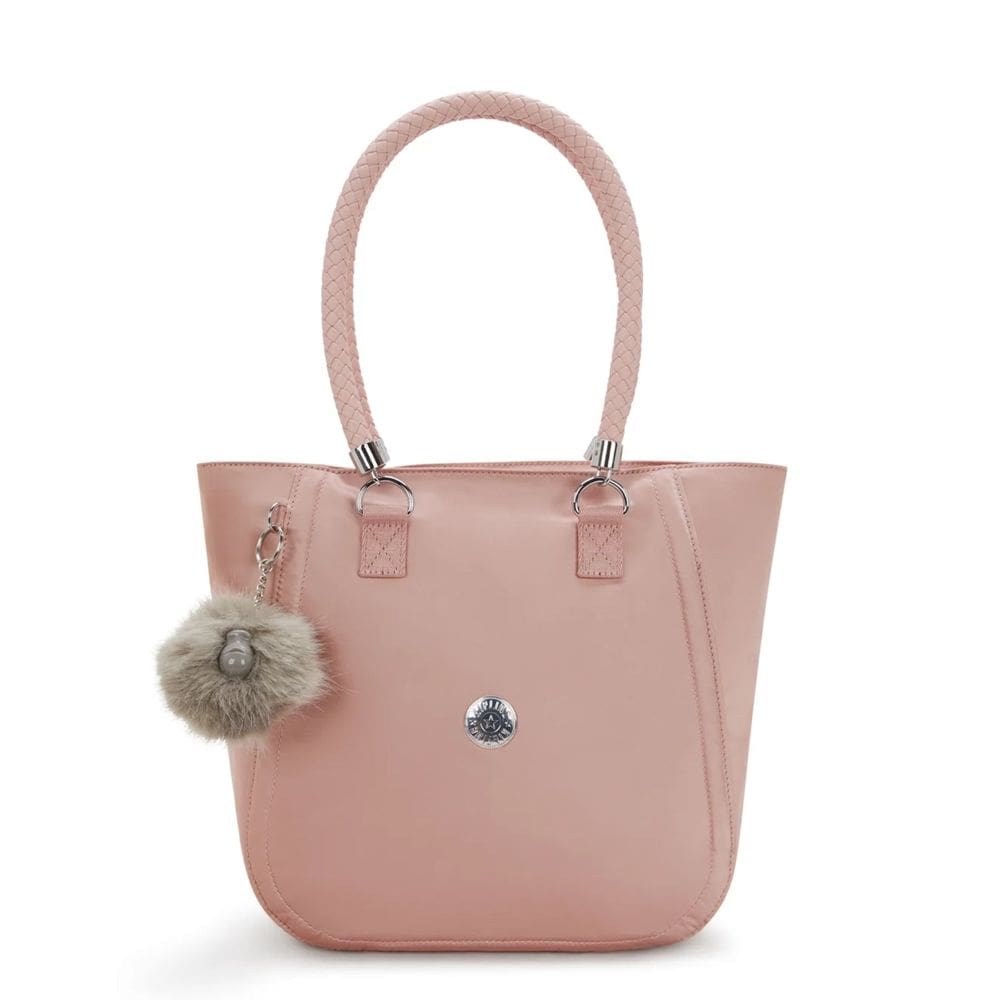 Kipling Bolsa Feminina Tyra Petal Rosa com Chaveiro