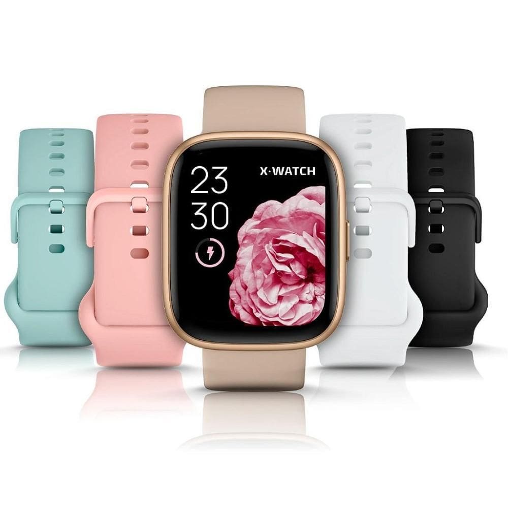Relogio Smartwatch Alexa X-Watch XSWUQPI011A Troca Pulseira