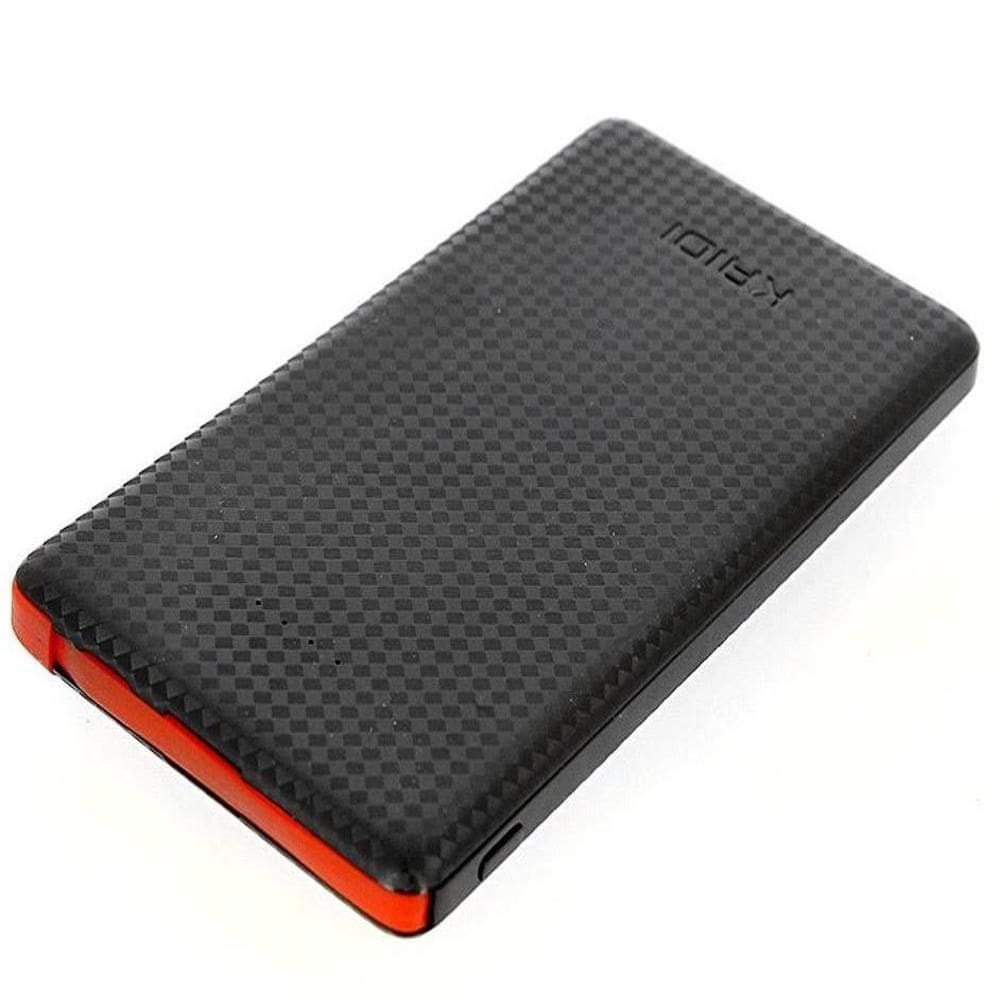 Carregador Portátil Super Slim 5000mAh USB Kaidi Preto