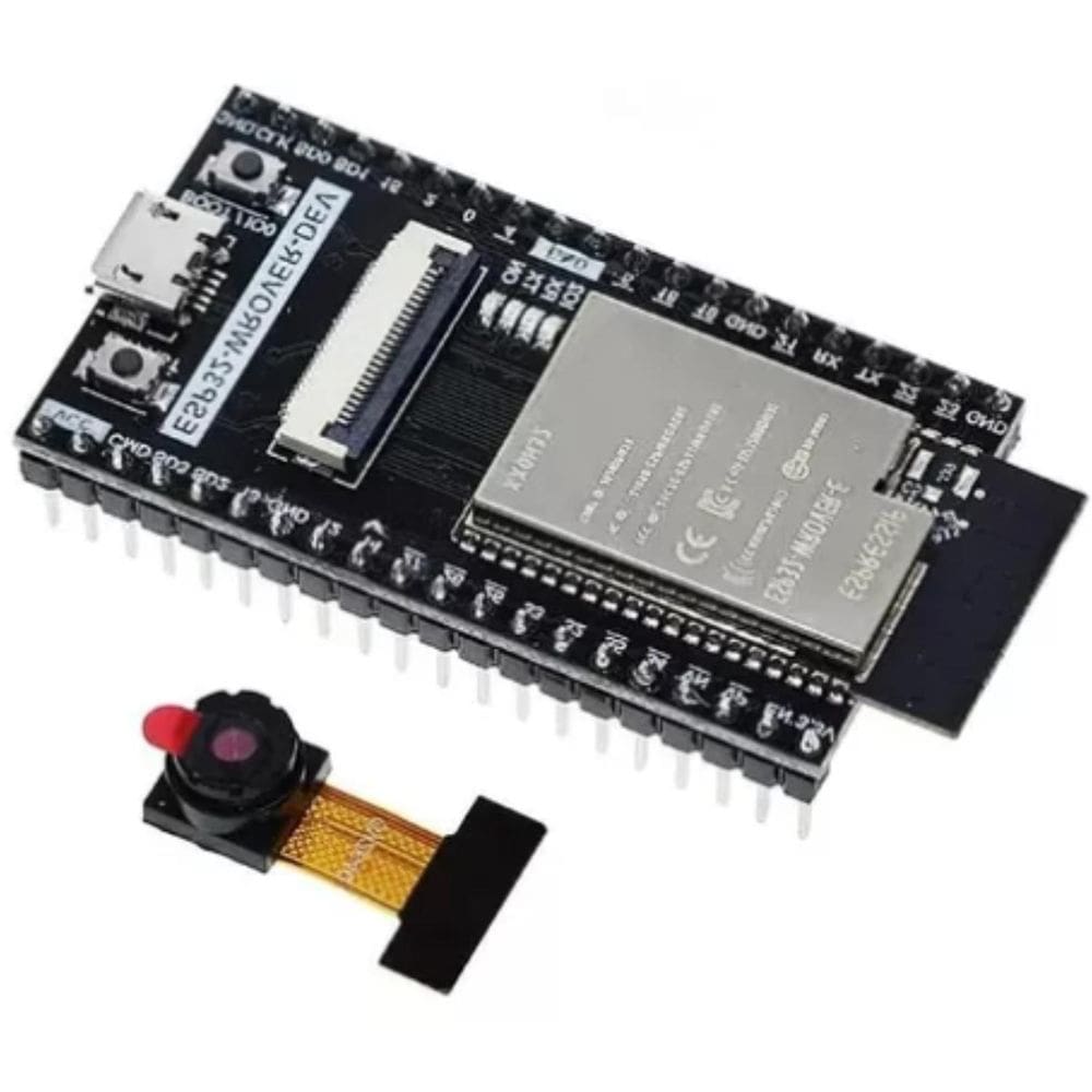 Módulo Esp32 Wrover-Dev Com Câmera Ov2640 - 40 Pinos