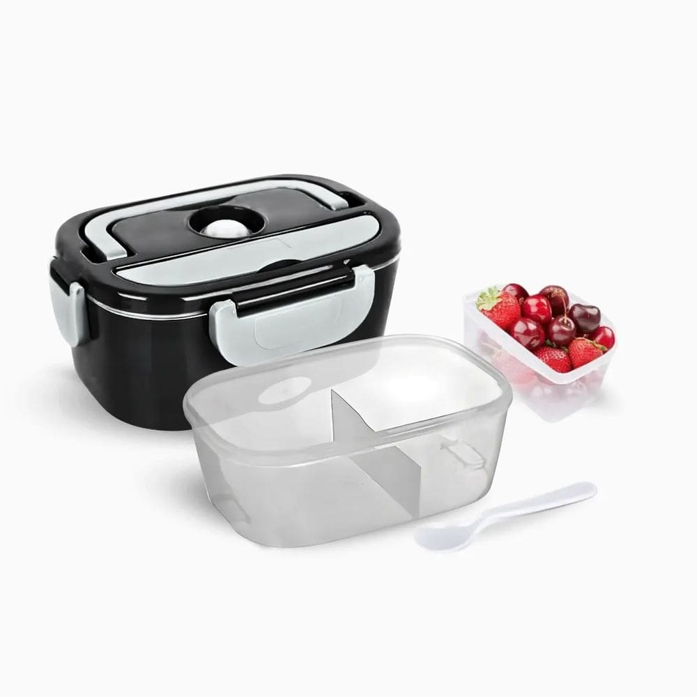 Marmita Elétrica Portátil Bivolt 40W Carro Casa Preta 12v