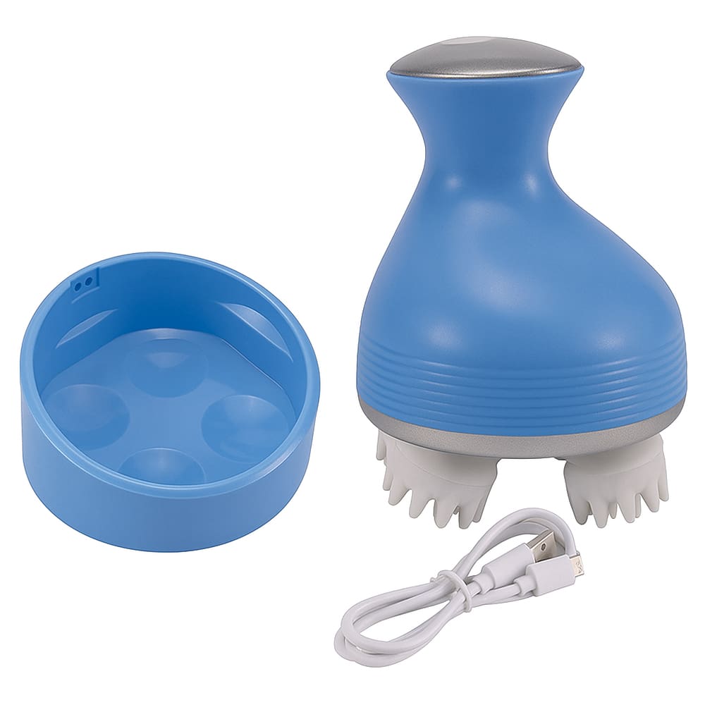 Massageador De Cabeça e Corpo Azul