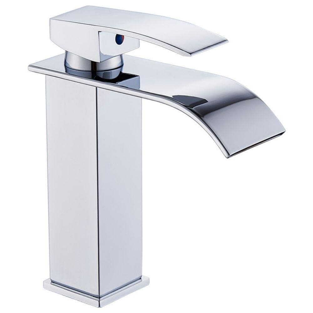 Torneira Banheiro Monocomando Cascata Inox 304 Cromada