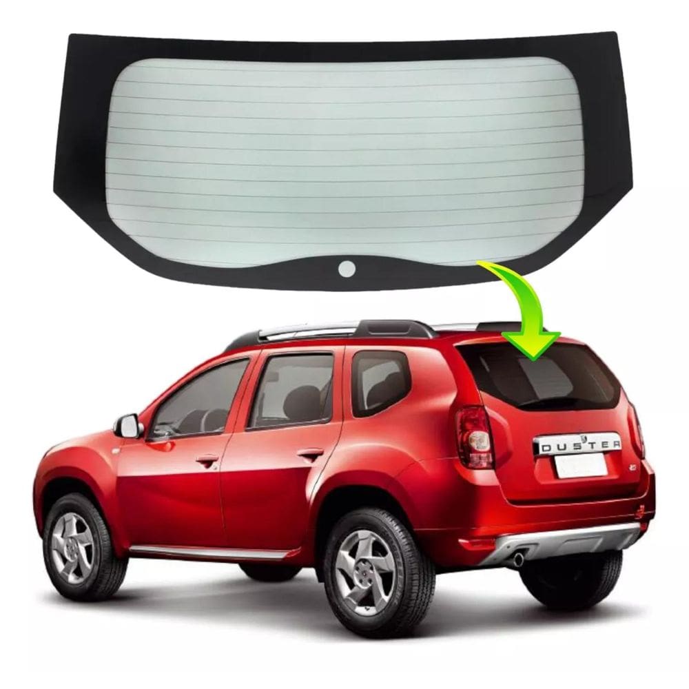 Vidro Vigia Esverdeado Para Renault Duster Novo