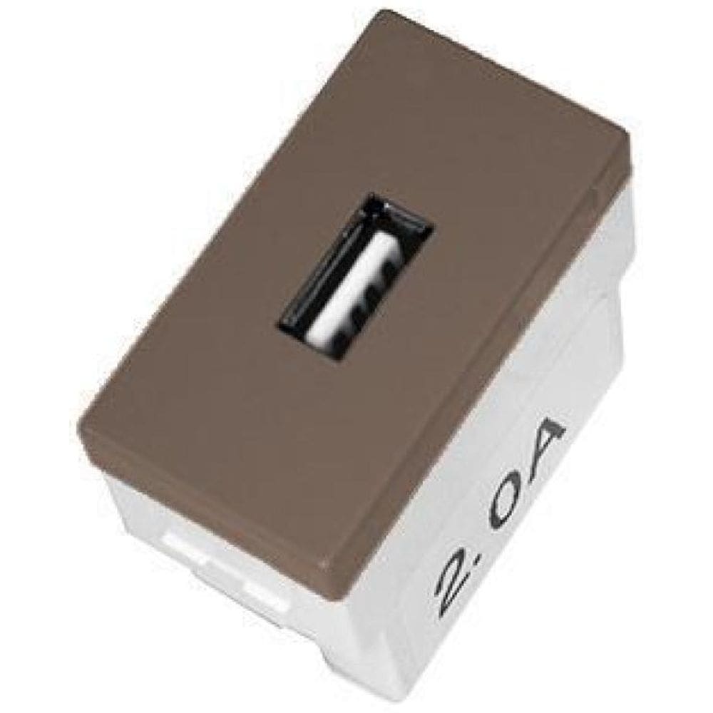 Modulo Usb 2A - Recta Chocolate
