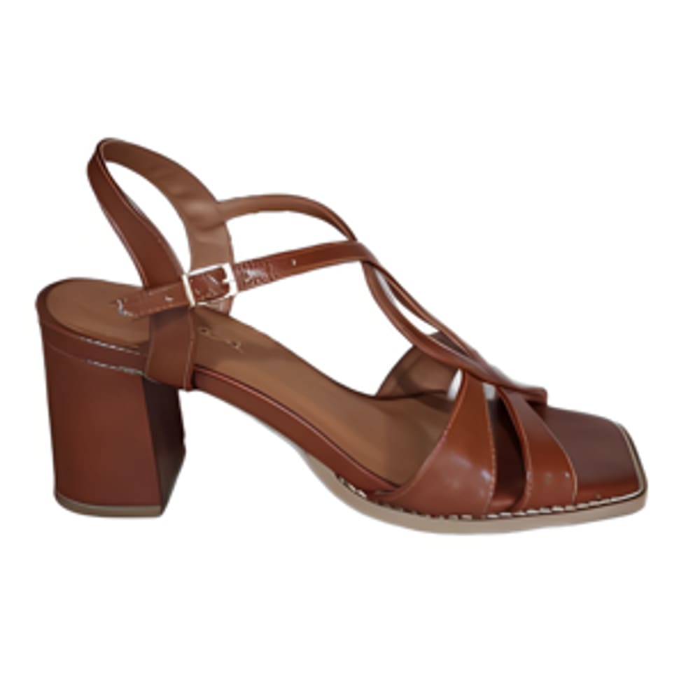 Sandália Feminina De Salto Bloco Adora 1747583