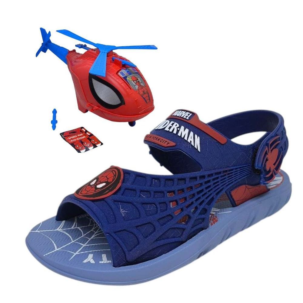 Sandália Infantil Menino Casual Homem Aranha Sky Operation