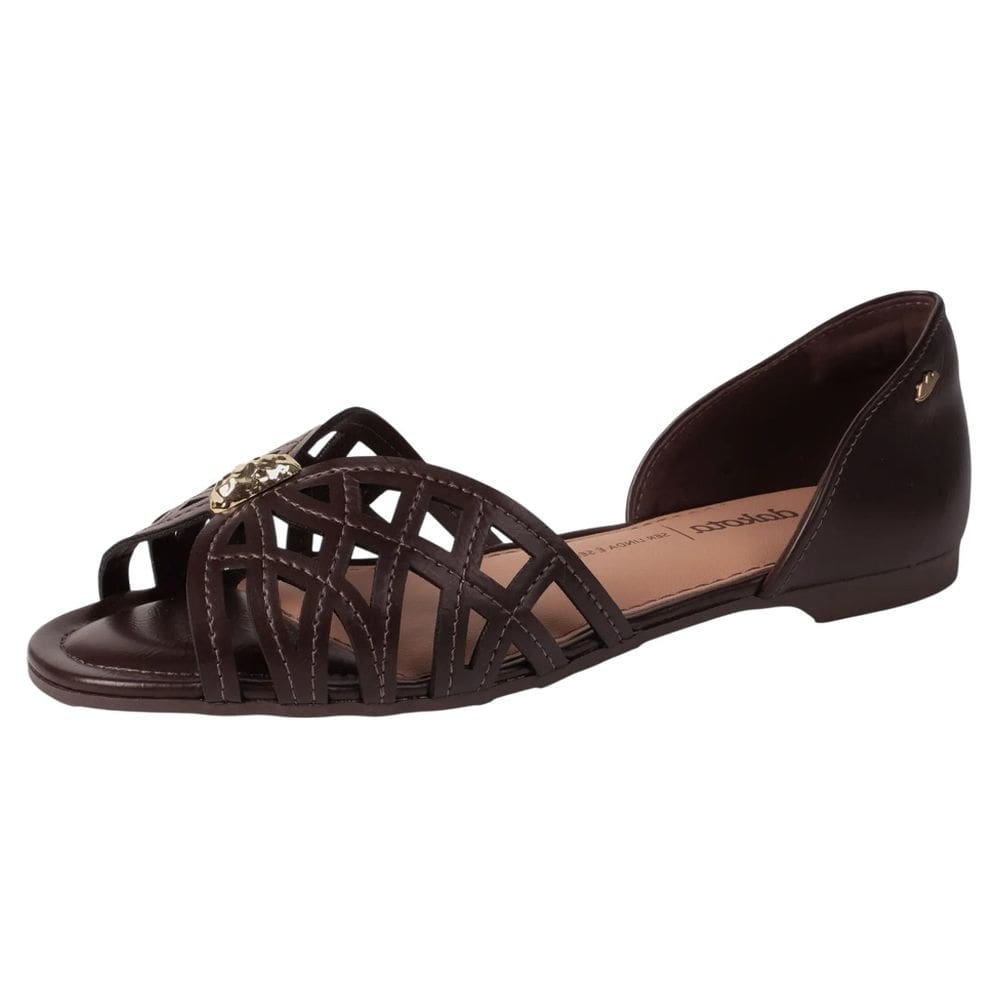 Sandália Rasteira Feminina Macia Fácil Calce Moderna Dakota