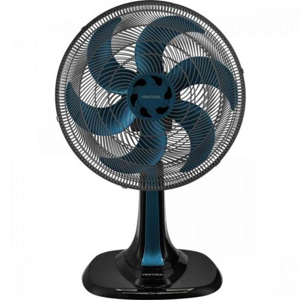 Ventilador De Mesa 30cm 220V Turbo6 Azul Ventisol
