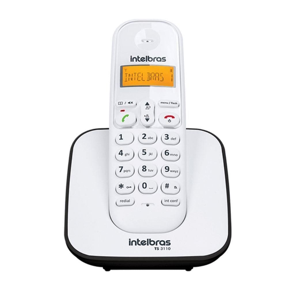 Sem Fio Intelbras Ts3110 Preto E Branco