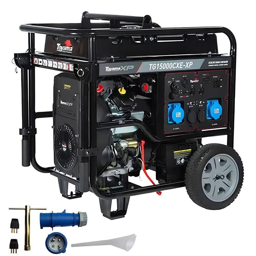 Gerador Gasolina 13,5kva Elétrico AVR Monofásico 201-057 TOYAMA
