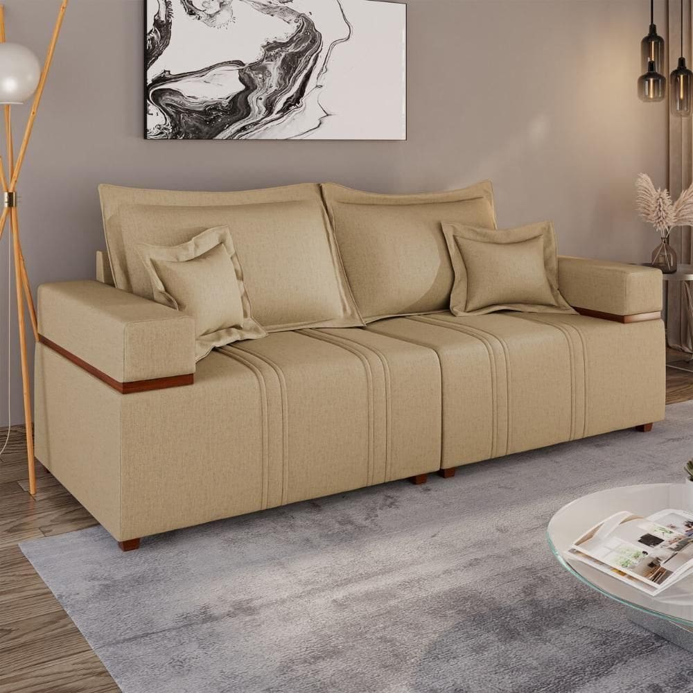 Sofá Na Caixa Bellagio 2 Lugares 2,00m Castor